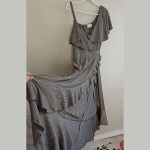 Mia Joy by Joyfolie Nigella Wrap Dress in Bronze - L